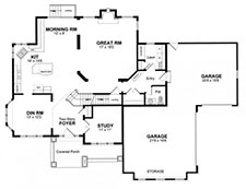 Plan JF-2692 First Floor