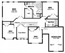 Plan JF-2692 Second Floor