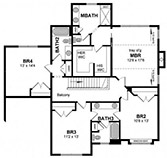 Plan JF-2844 Second Floor