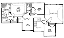 Plan JF-2883 Second Floor