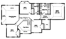 Plan JF-2894 Second Floor