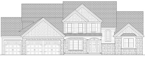 Plan BH-3744 Elevation