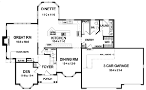 Plan AP-595 First Floor