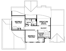 Plan BH-12 Second Floor